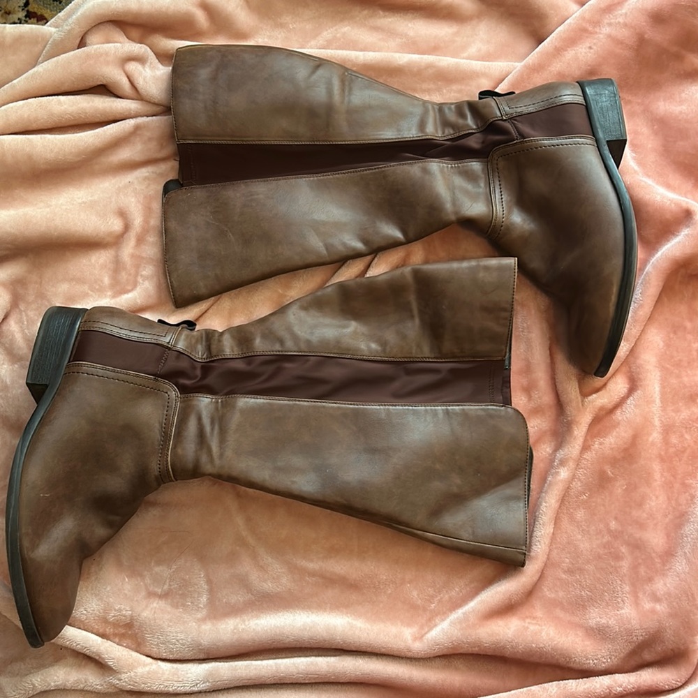 Extra wide calf, wide width boots